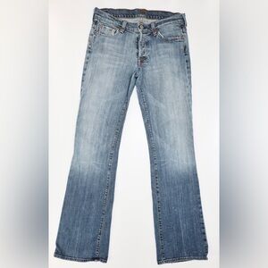 7 For All Mankind Light Blue Straight Leg Jeans